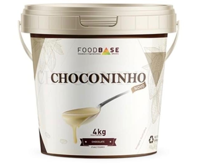 CHOCONINHO – MESCLA - CHOCOLATE BRANCO SABORIZADO NINHO 